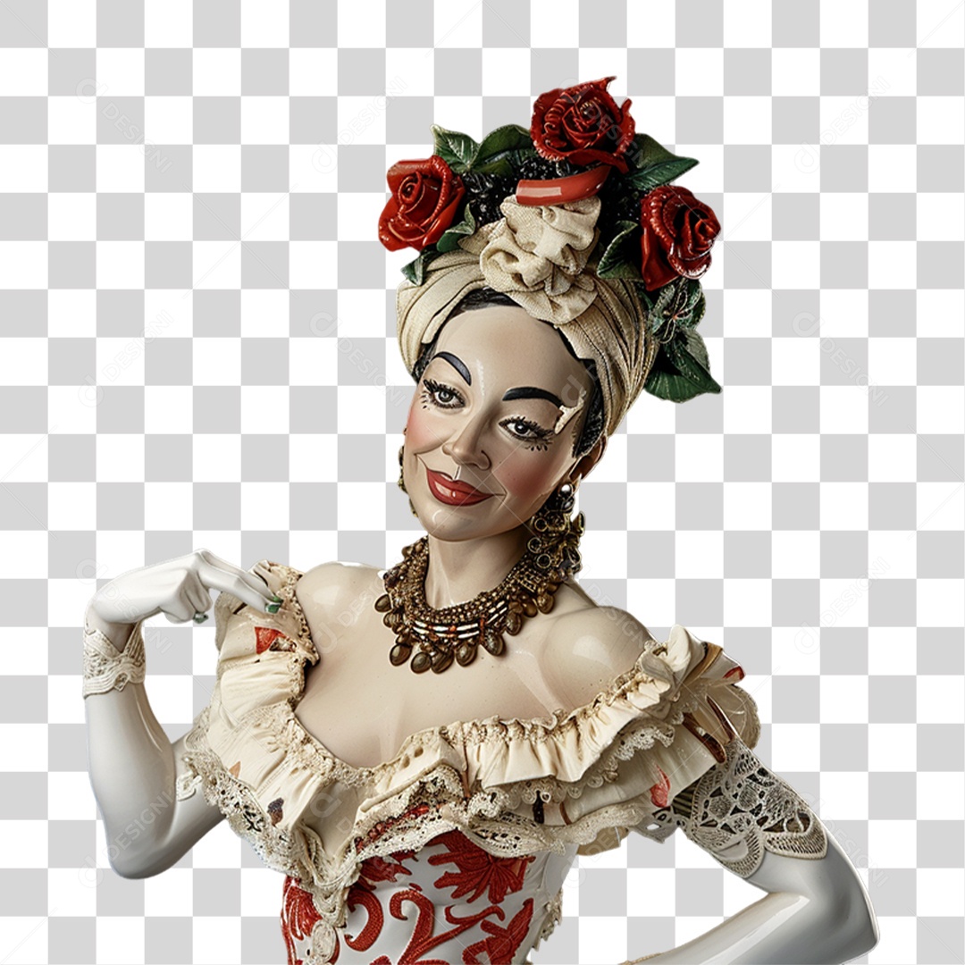 Imagem Semelhante a Carmen Miranda PNG Transparente