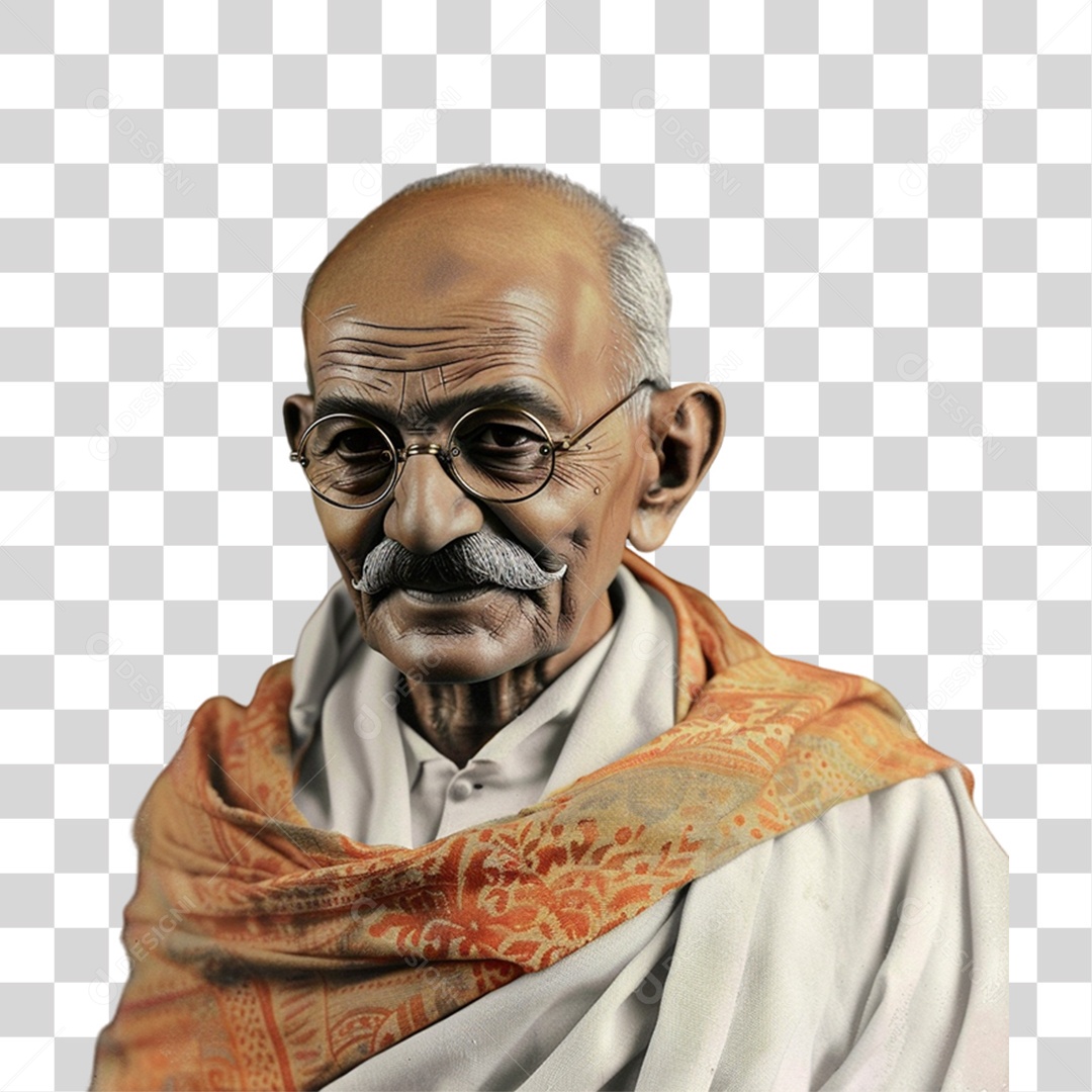 Imagem Semelhante Mahatma Gandhi PNG Transparente