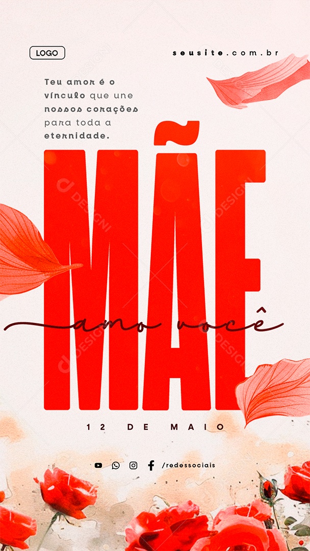 Story Dia Das Mães 12 de Maio Social Media PSD Editável