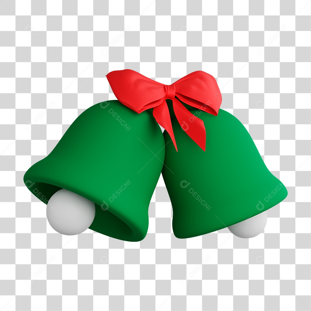 Sino de Natal PNG Transparente