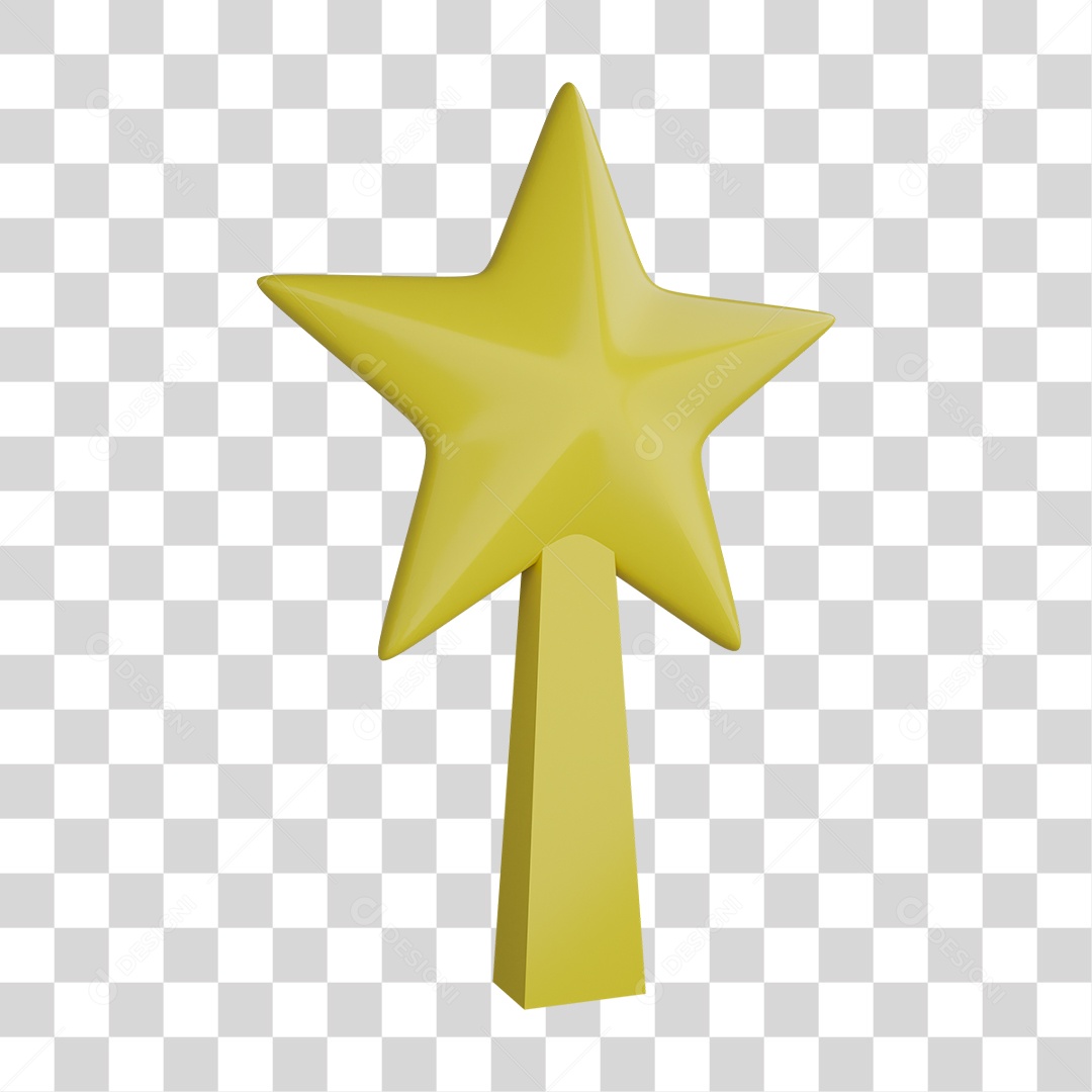 Estrela de Decoração de Natal PNG Transparente