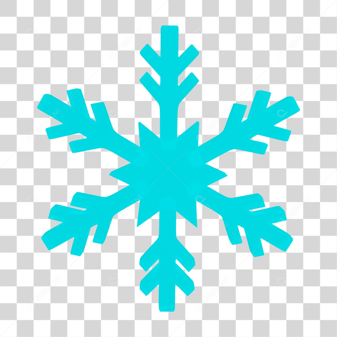 Floco de Neve PNG Transparente