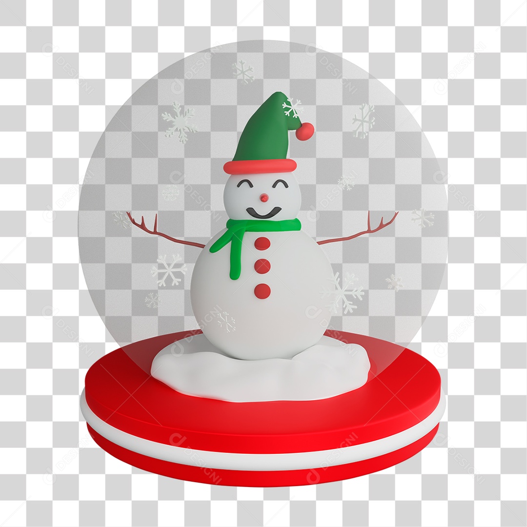 Boneco de Neve PNG Transparente