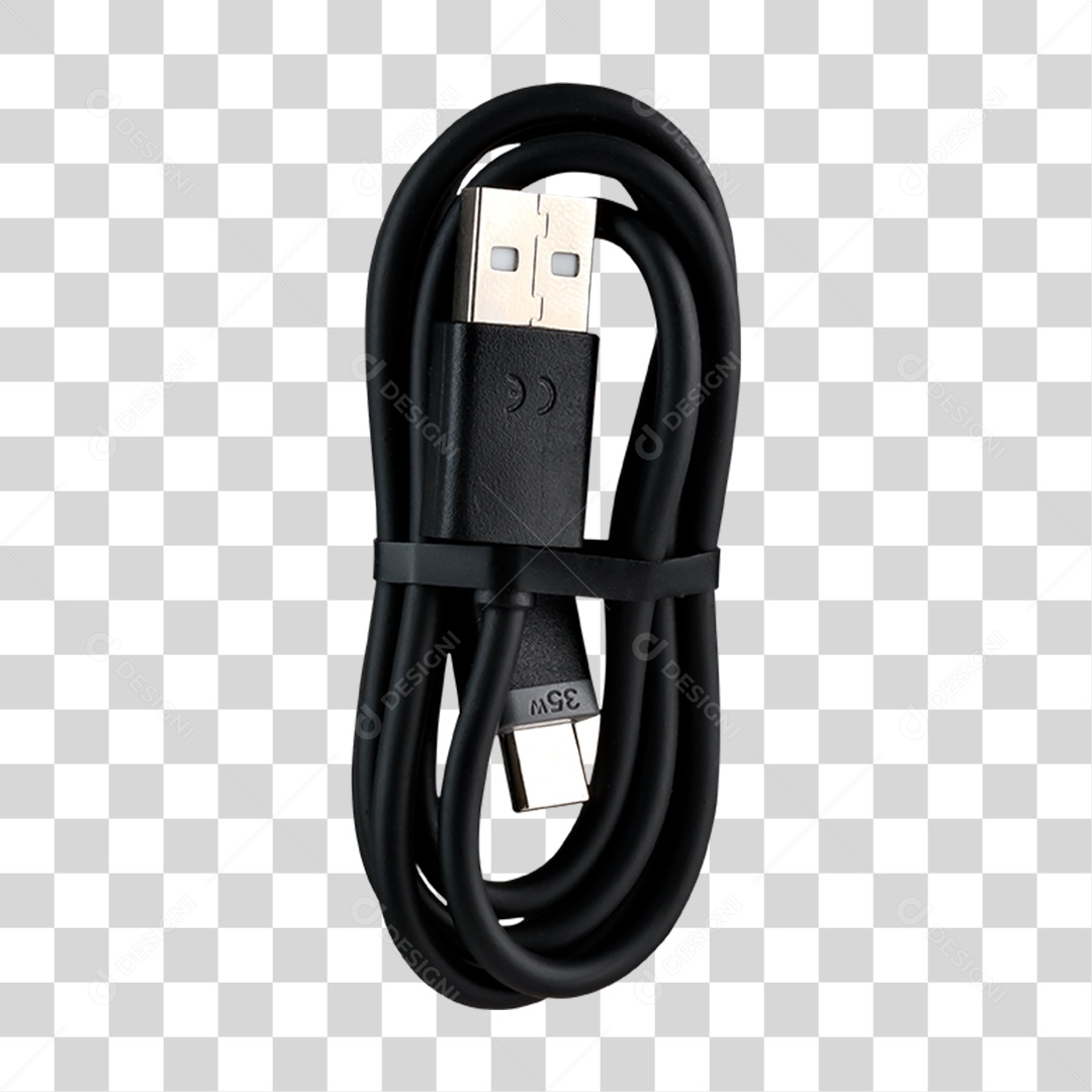 Cabo de Carregador PNG Transparente