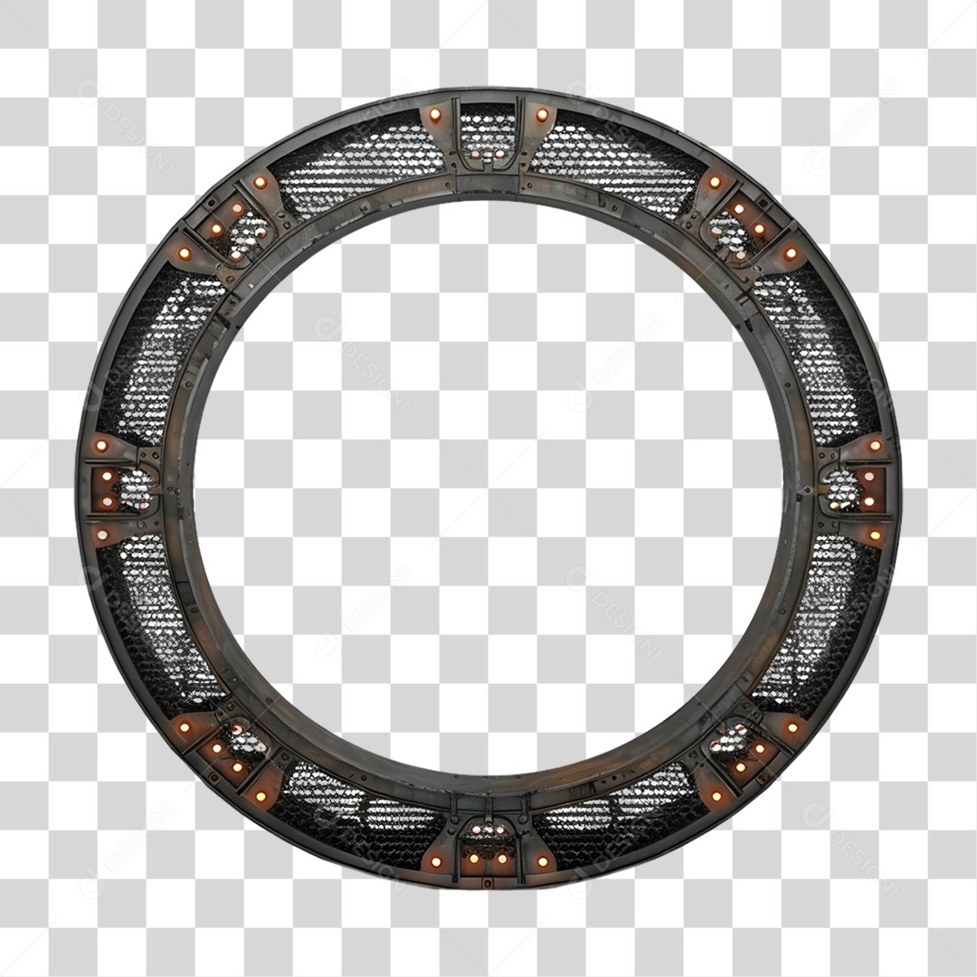 Estrutura de Ferro Redonda Elemento 3D para Composição PNG Transparente-d89a-4db5-96db-b76c369d295c_3