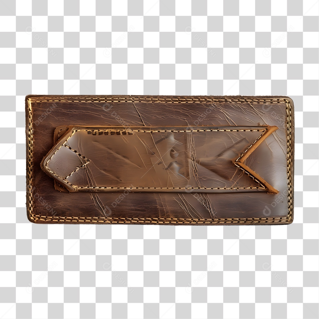 Carteira de Couro PNG Transparente