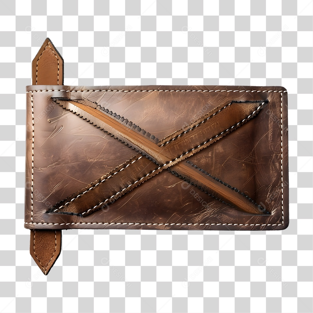 Carteira de Couro PNG Transparente
