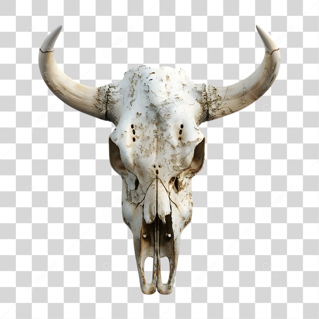 Crânio Bovino PNG Transparente