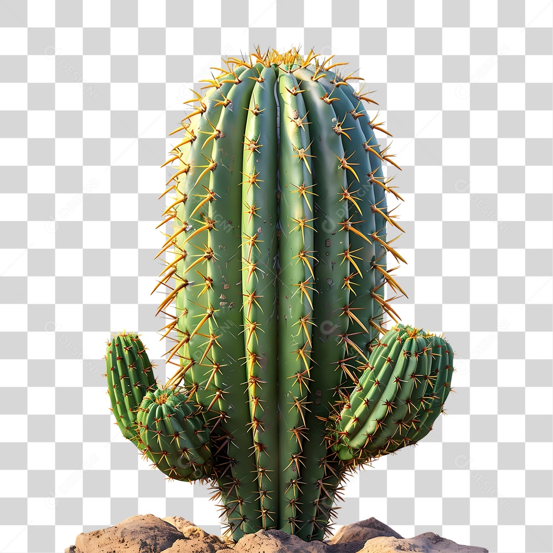 Planta Cacto PNG Transparente