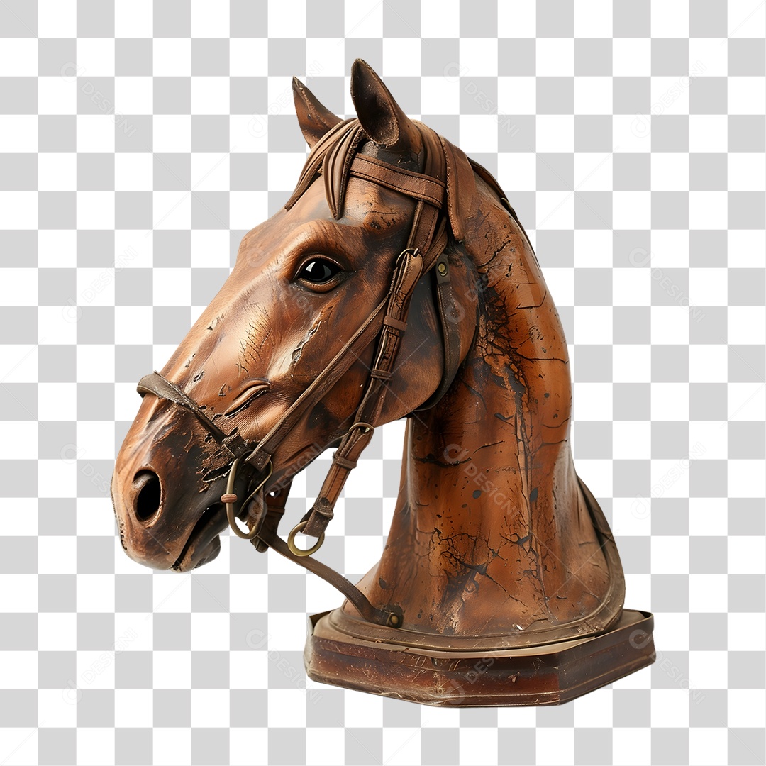 Estátua Animal Cavalo PNG Transparente