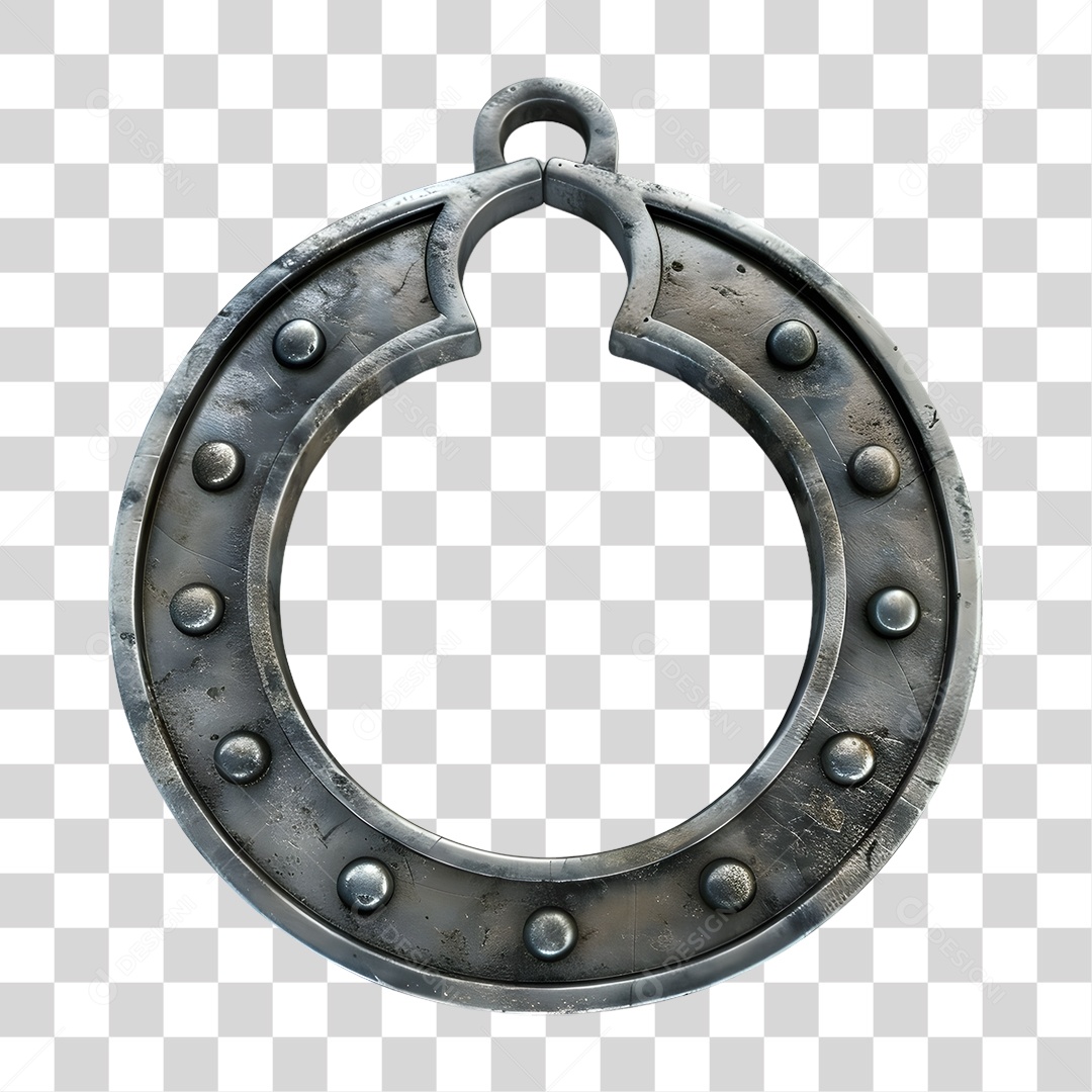 Ferradura de Metal PNG Transparente