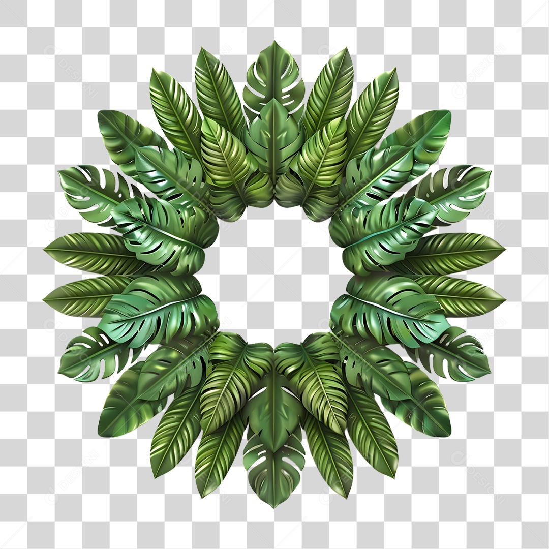 Guirlanda de Plantas PNG Transparente