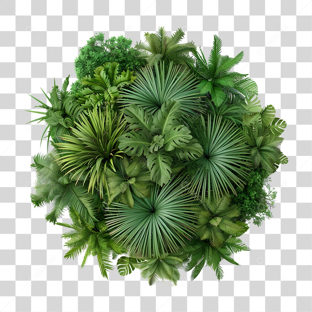 Guirlanda de Plantas PNG Transparente