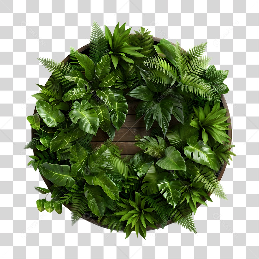 Guirlanda de Plantas PNG Transparente