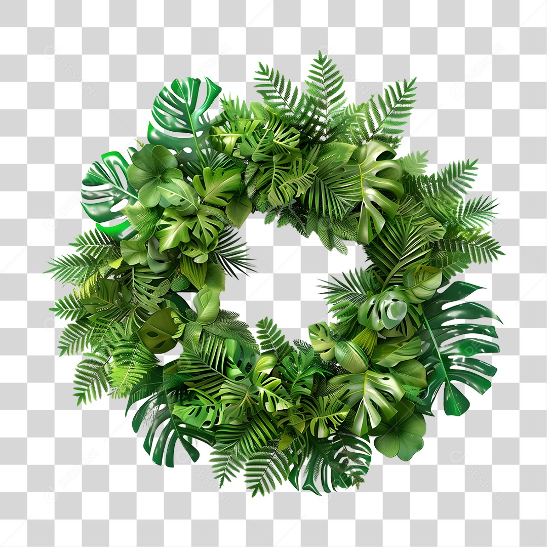 Guirlanda de Plantas PNG Transparente
