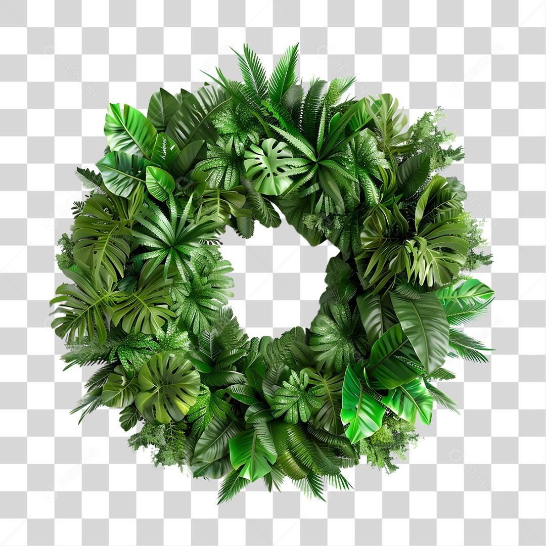 Guirlanda de Plantas PNG Transparente