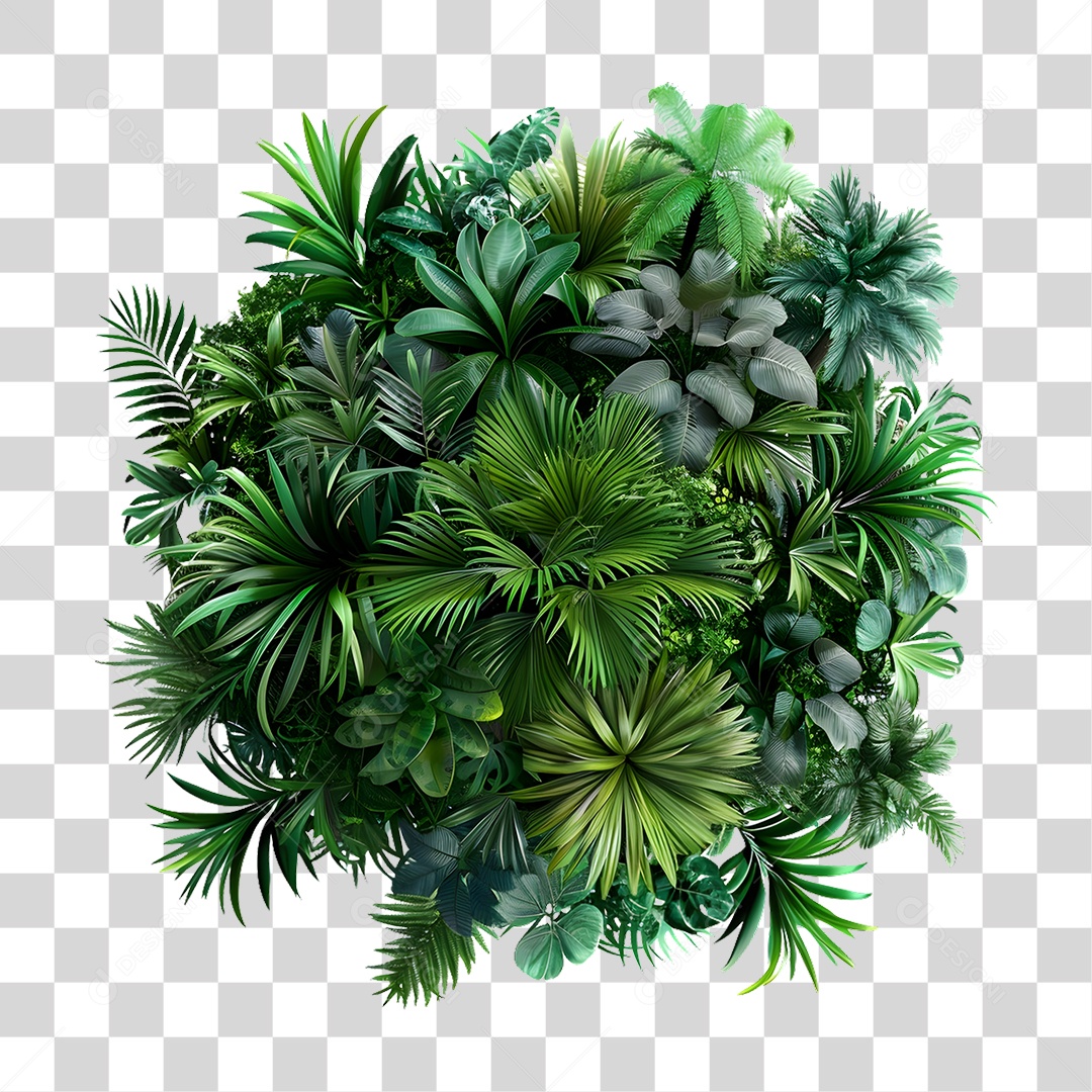 Guirlanda de Plantas PNG Transparente