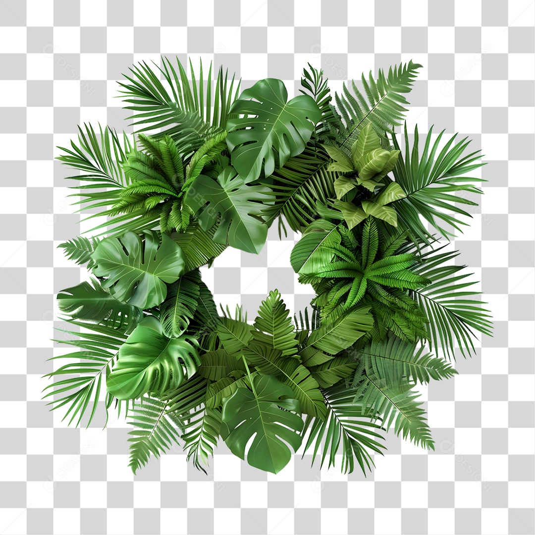 Guirlanda de Plantas PNG Transparente