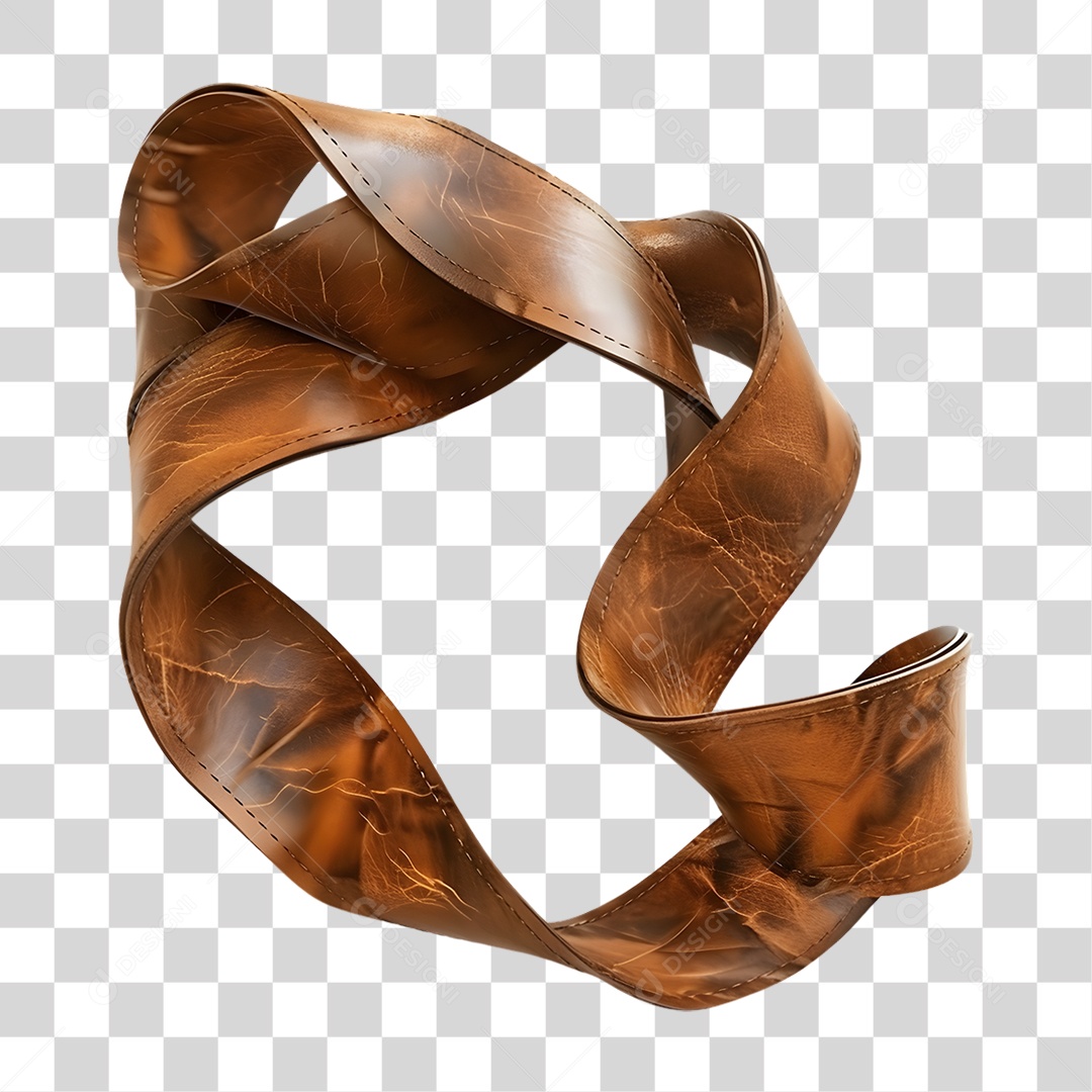 Fita de Couro PNG Transparente