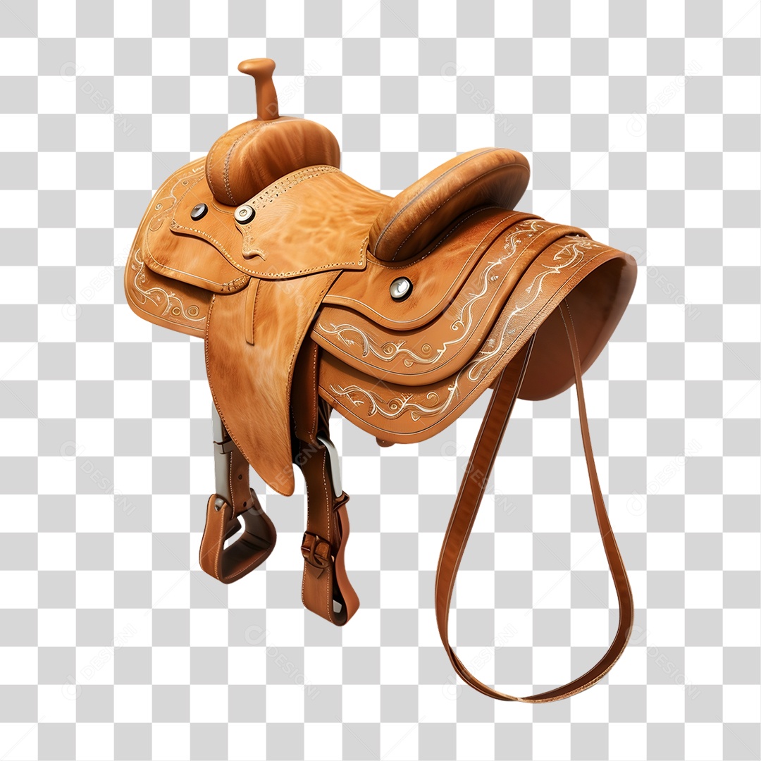 Sela de Cavalo PNG Transparente