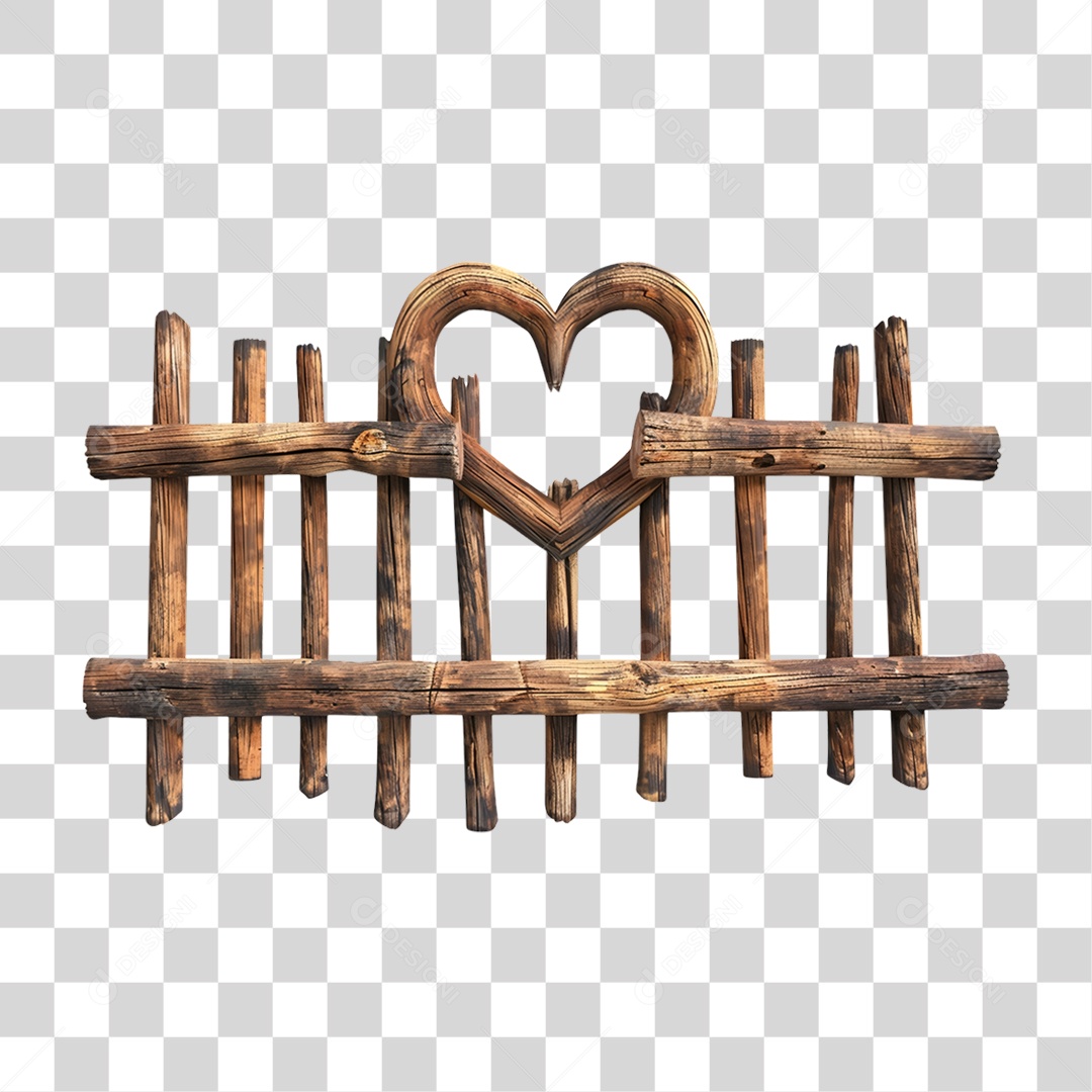 Cerca de Madeira Cercado PNG Transparente