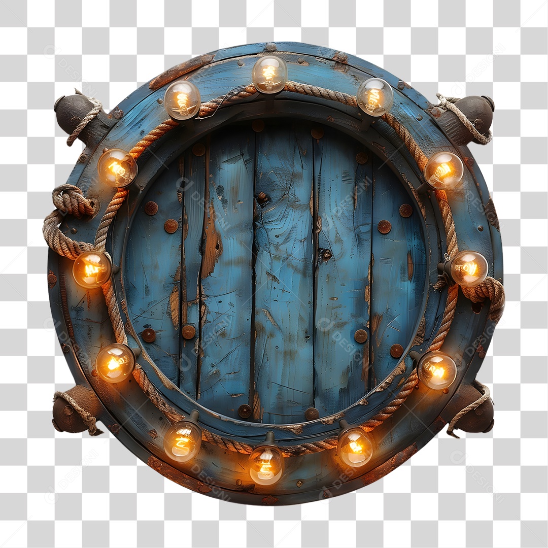 Circulo Placa de Madeira Redonda PNG Transparente