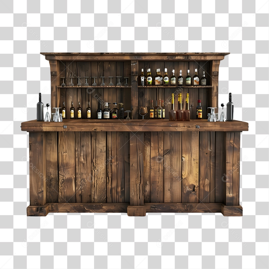 Estrutura de Madeira PNG Transparente