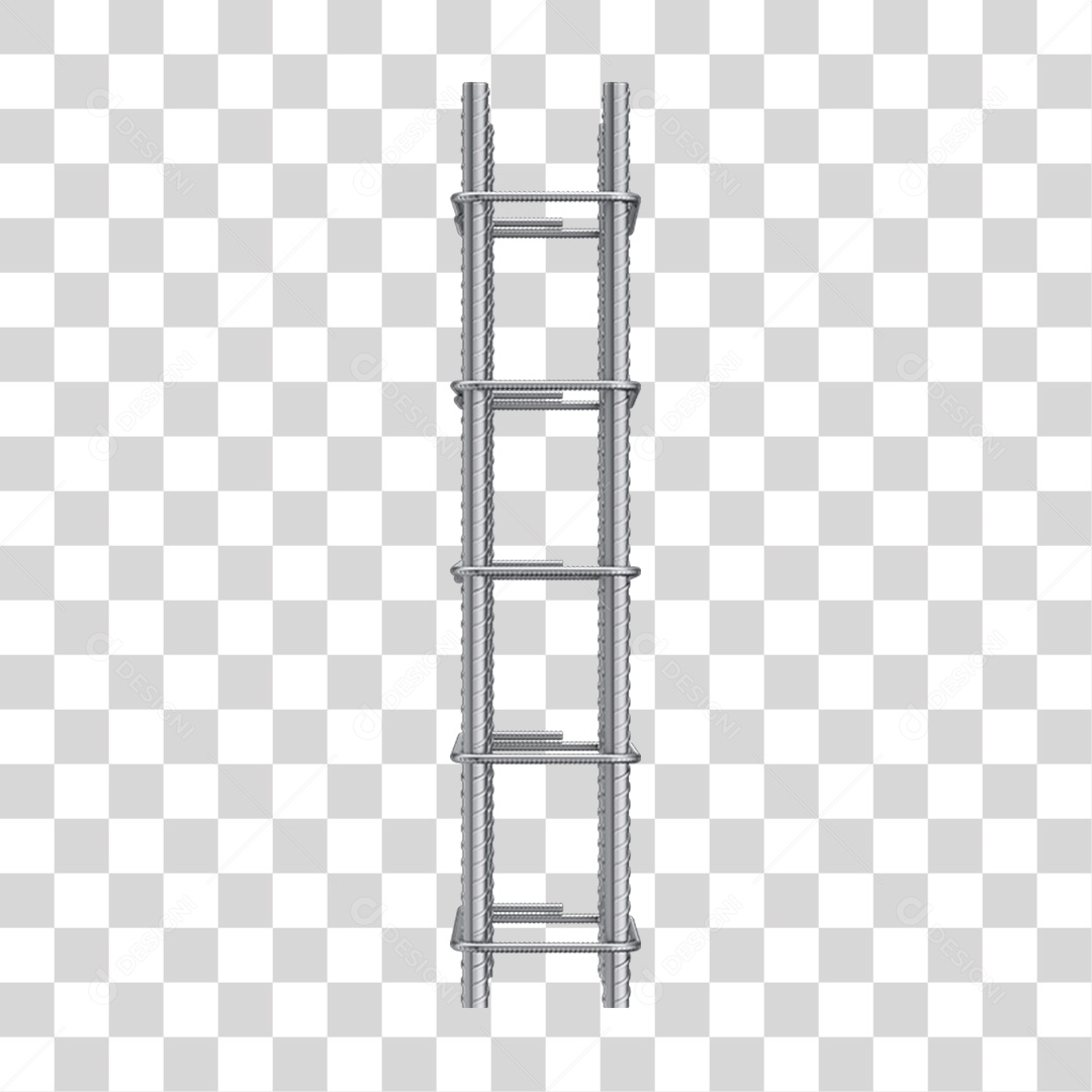 Pilar Coluna Ferragem Armada PNG Transparente