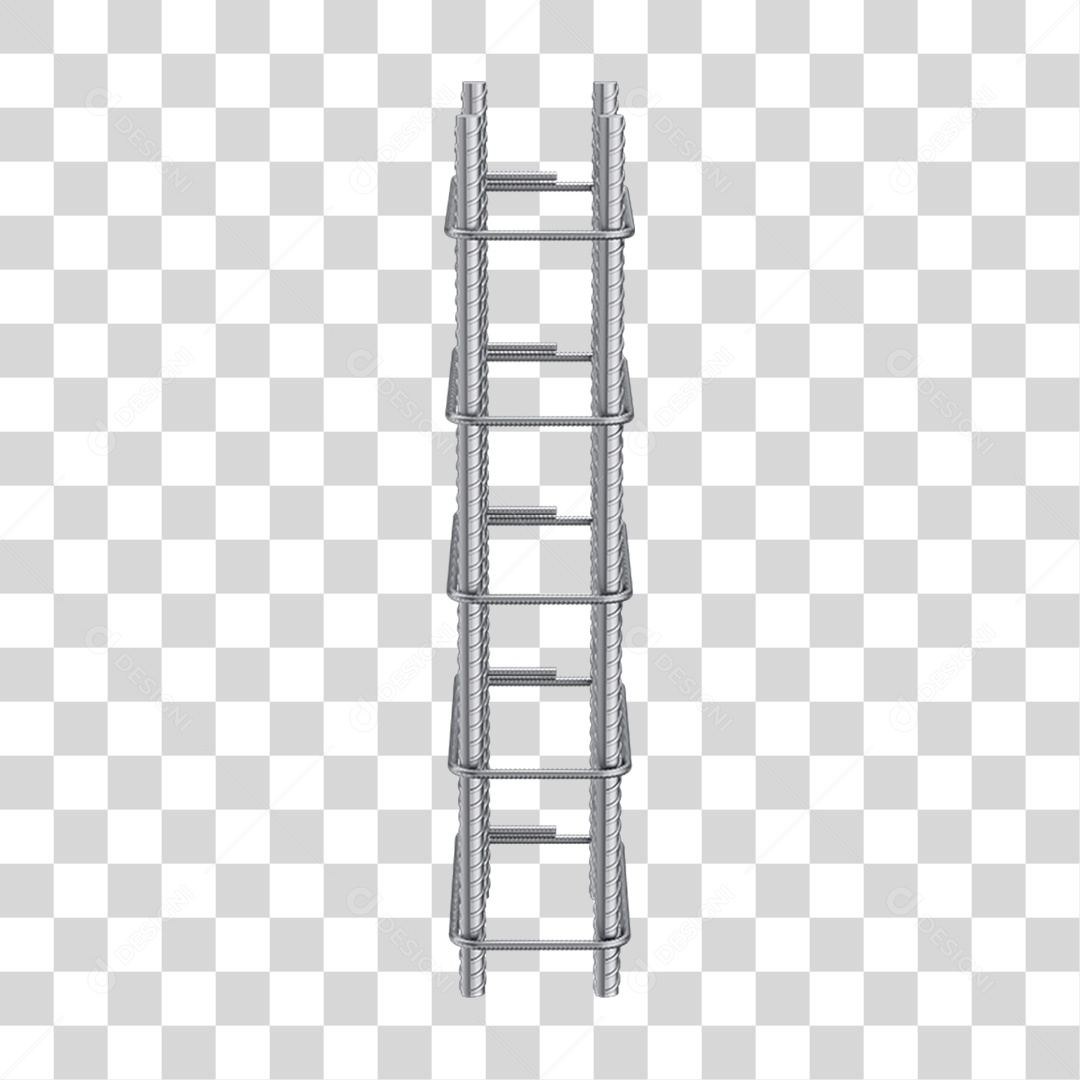 Pilar Coluna Ferragem Armada PNG Transparente