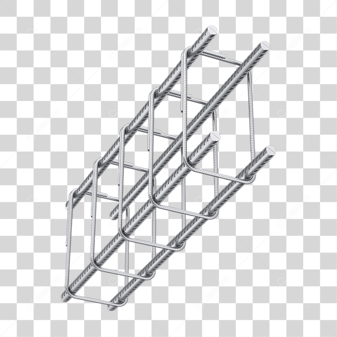 Pilar Coluna Ferragem Armada PNG Transparente