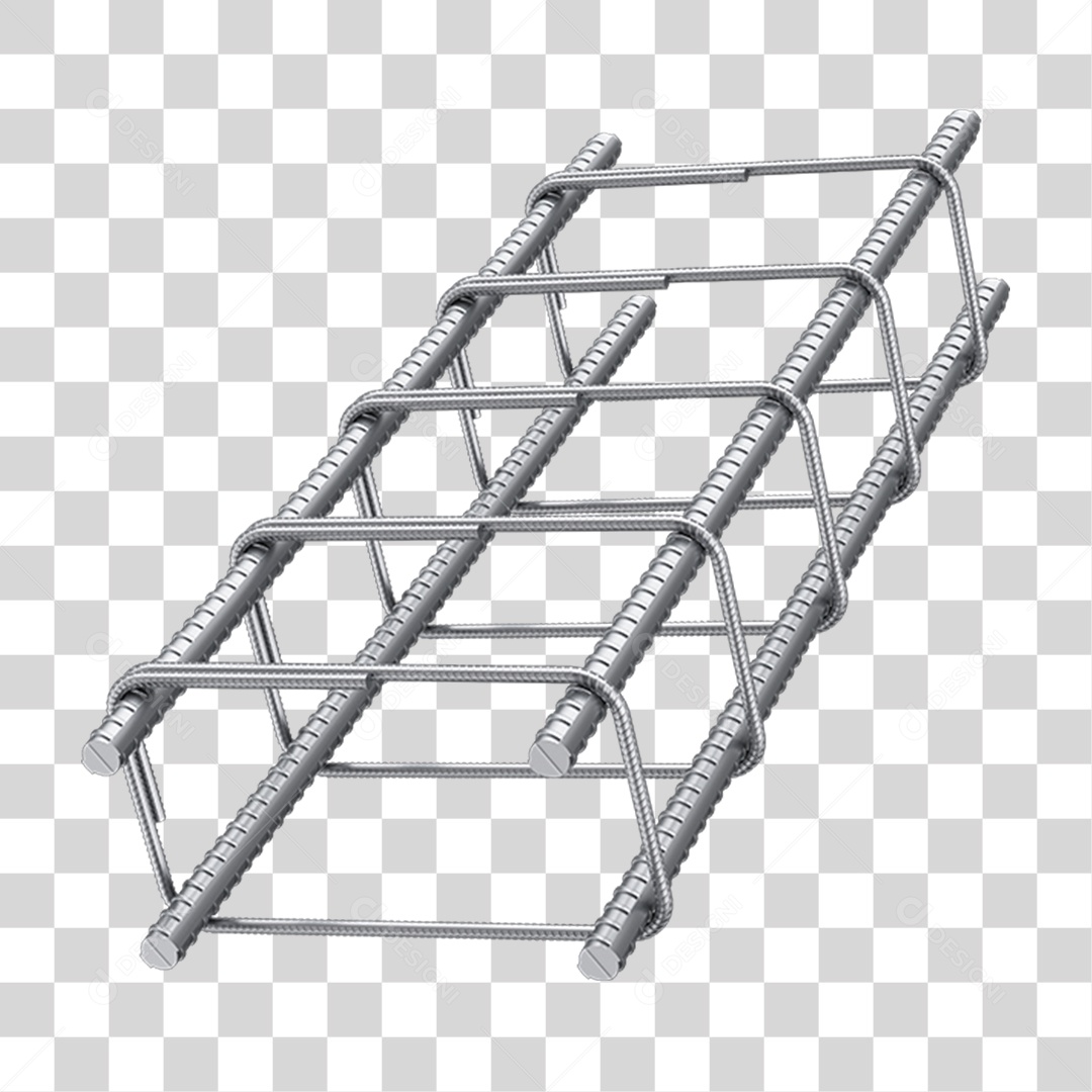 Pilar Coluna Ferragem Armada PNG Transparente