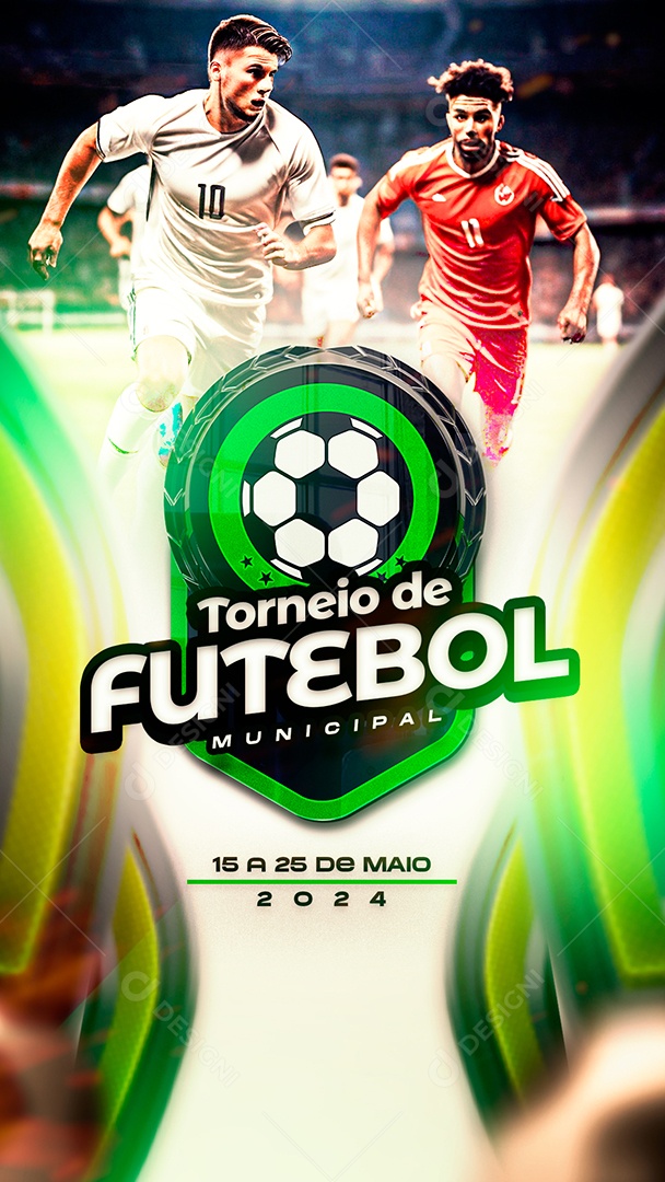 Torneio de Futebol Social Media PSD Editável