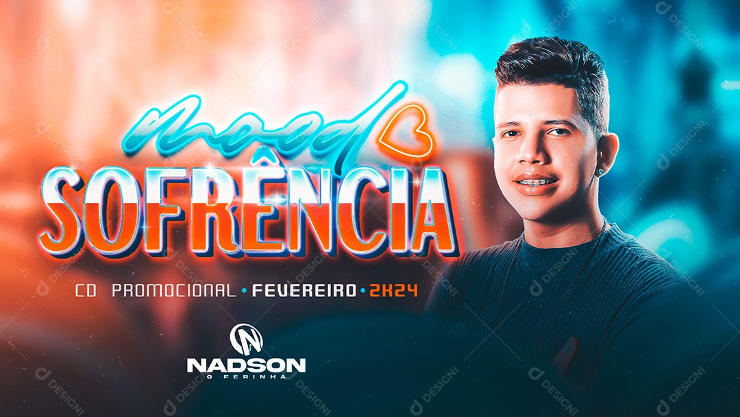 Flyer Banner Mood Sofrênica Nadson Ferinha Social Media PSD Editável