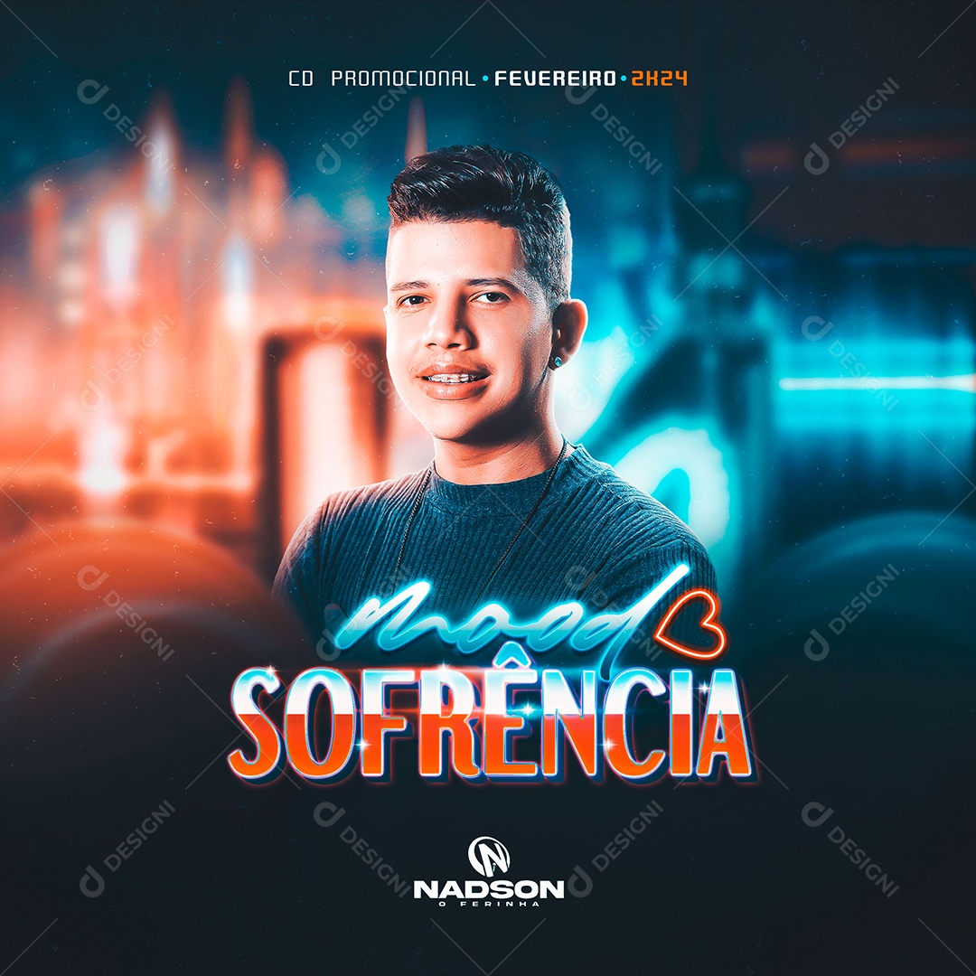 Flyer Mood Sofrênica Nadson Ferinha Social Media PSD Editável