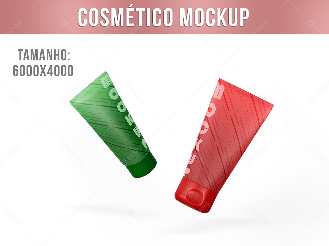 Cosméticos Mockup Hidratação Creme Rosto Corpo Limpeza Saúde Pele Corporal PSD