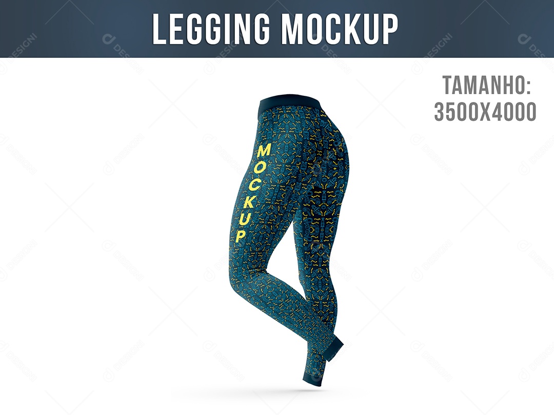 Calça Feminina Leg Mockup Fitness Academia Mulher Saúde Exercicio Treino Corrida PSD