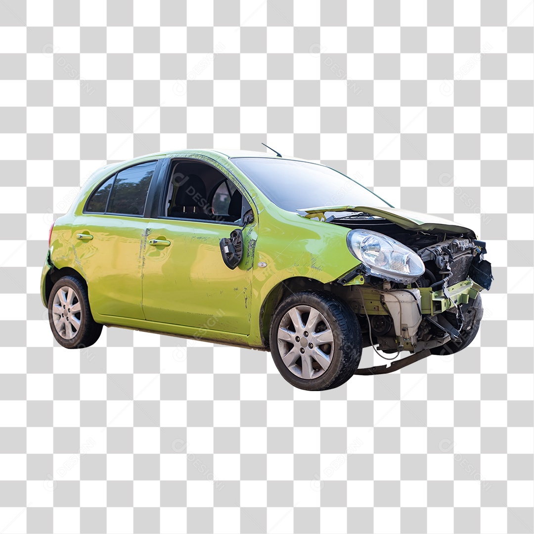 Carros Batidos Funilaria PNG Transparente
