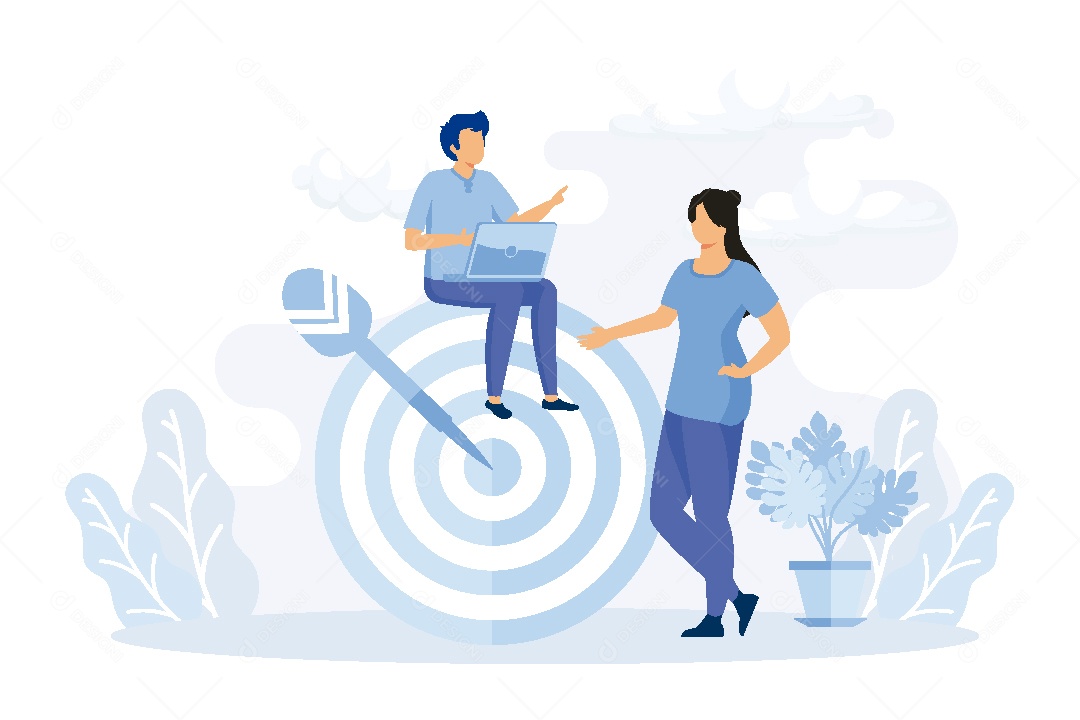 Conceito de Gestão de Negócios Vetor EPS