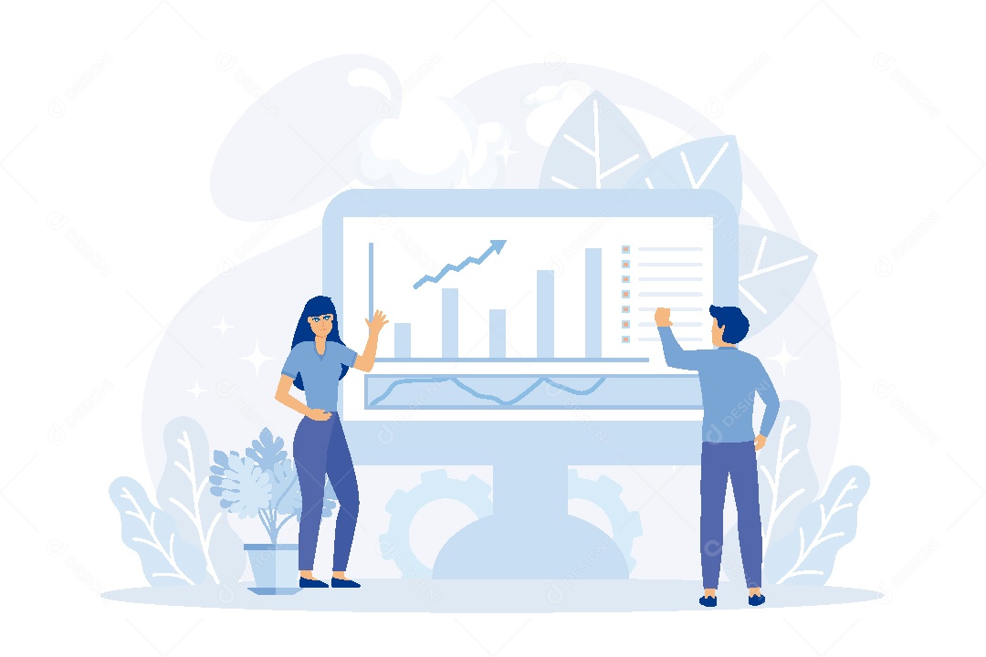 Conceito de Gestão de Negócios Vetor EPS