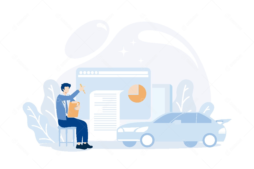 Gestão de Negócios Ilustração Vetor EPS