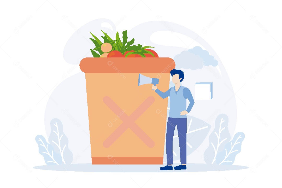 Conceito de Sustentabilidade Ilustração Vetor EPS