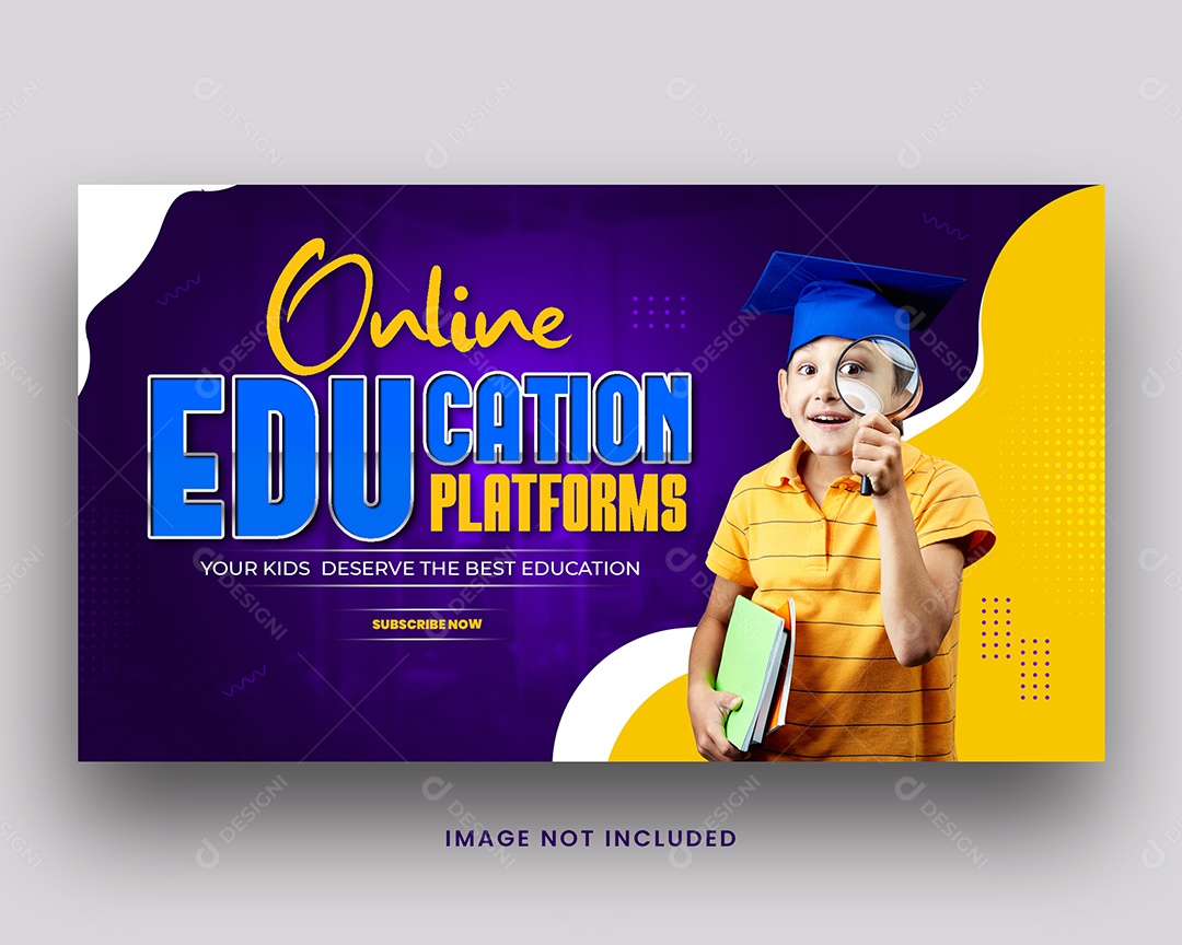 Escola Social Media PSD Editável