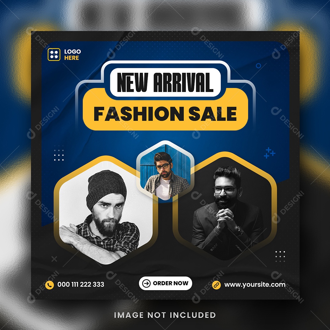 Loja de Roupas Fashion Social Media PSD Editável