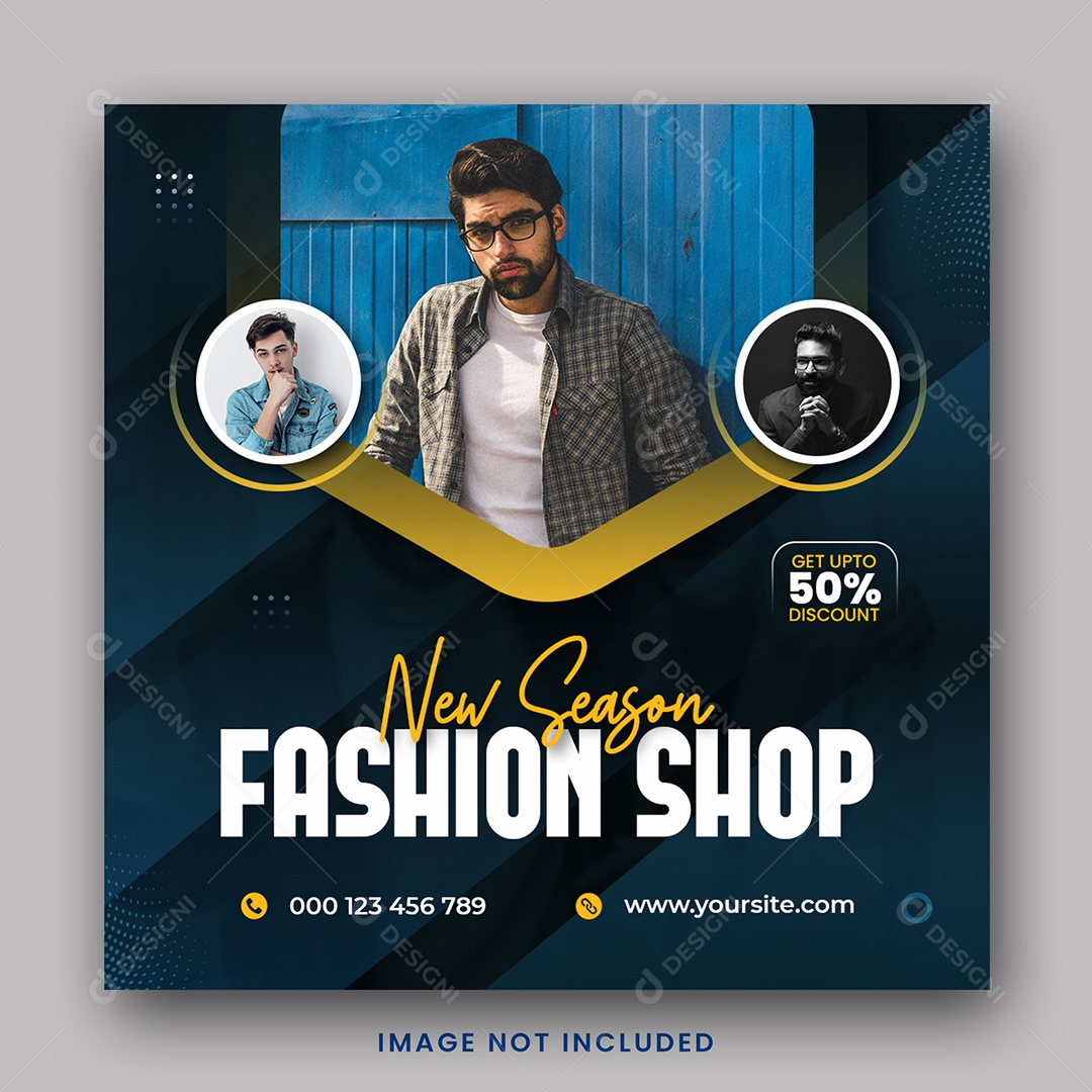 Loja de Moda Nova Temporada Social Media PSD Editável