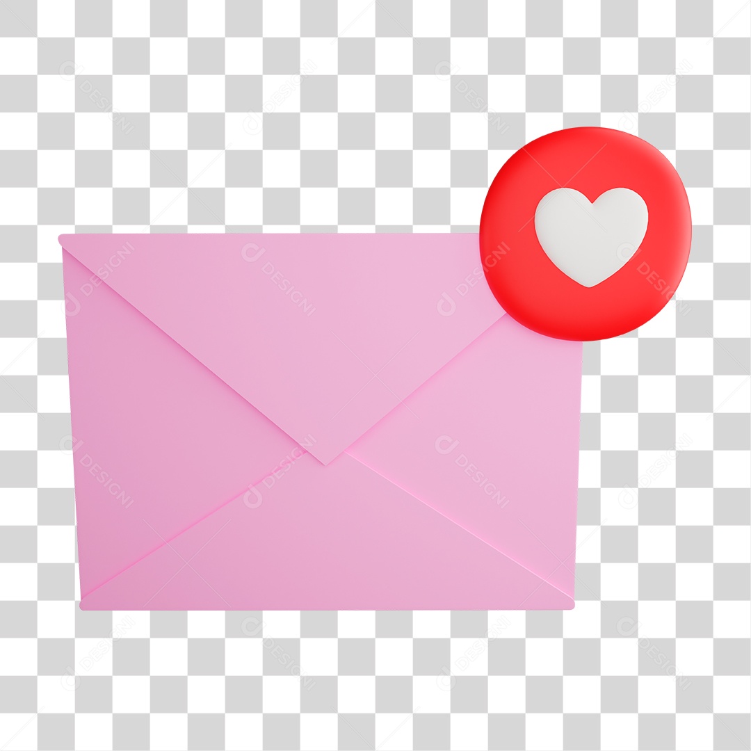 Carta de Amor PNG Transparente