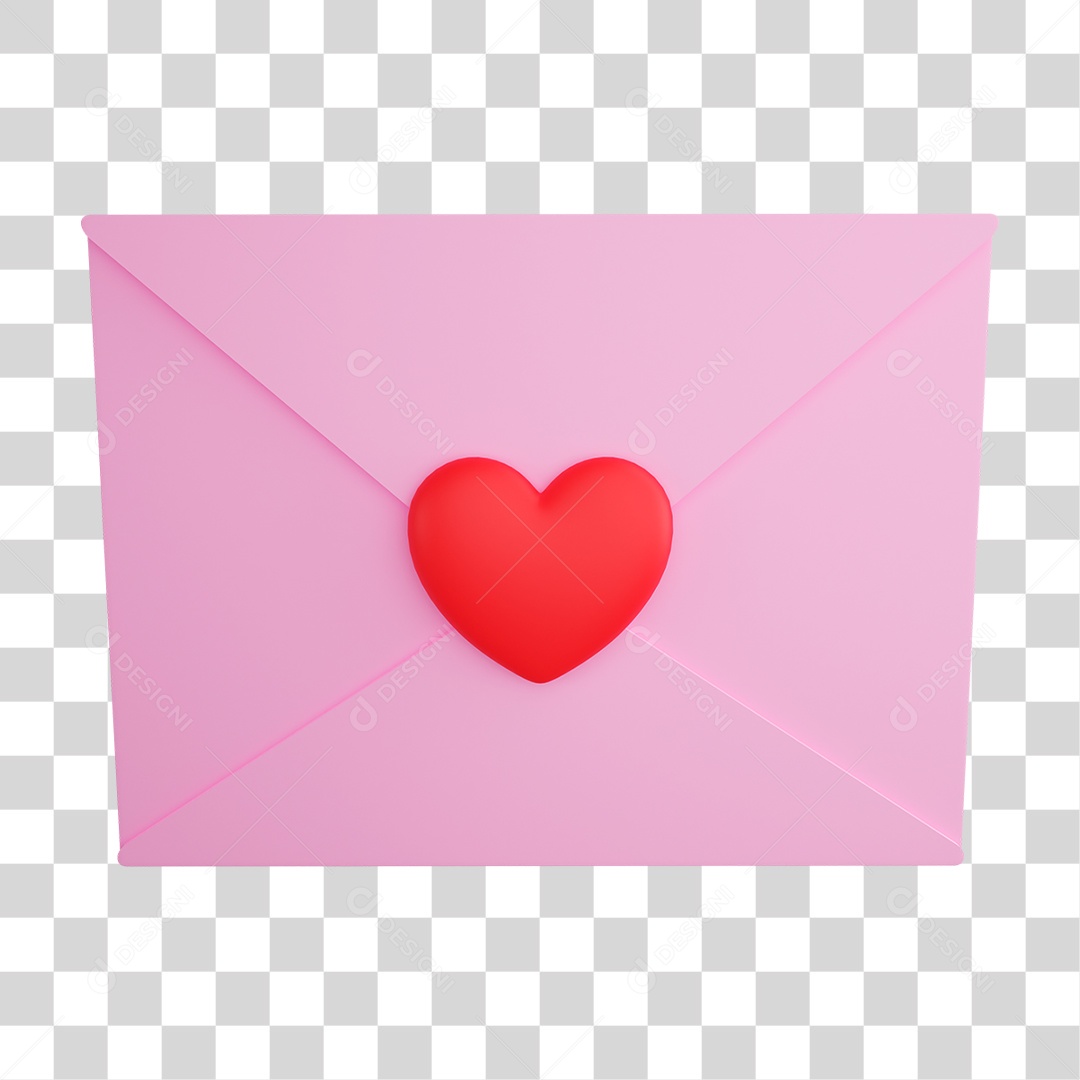 Carta de Amor PNG Transparente