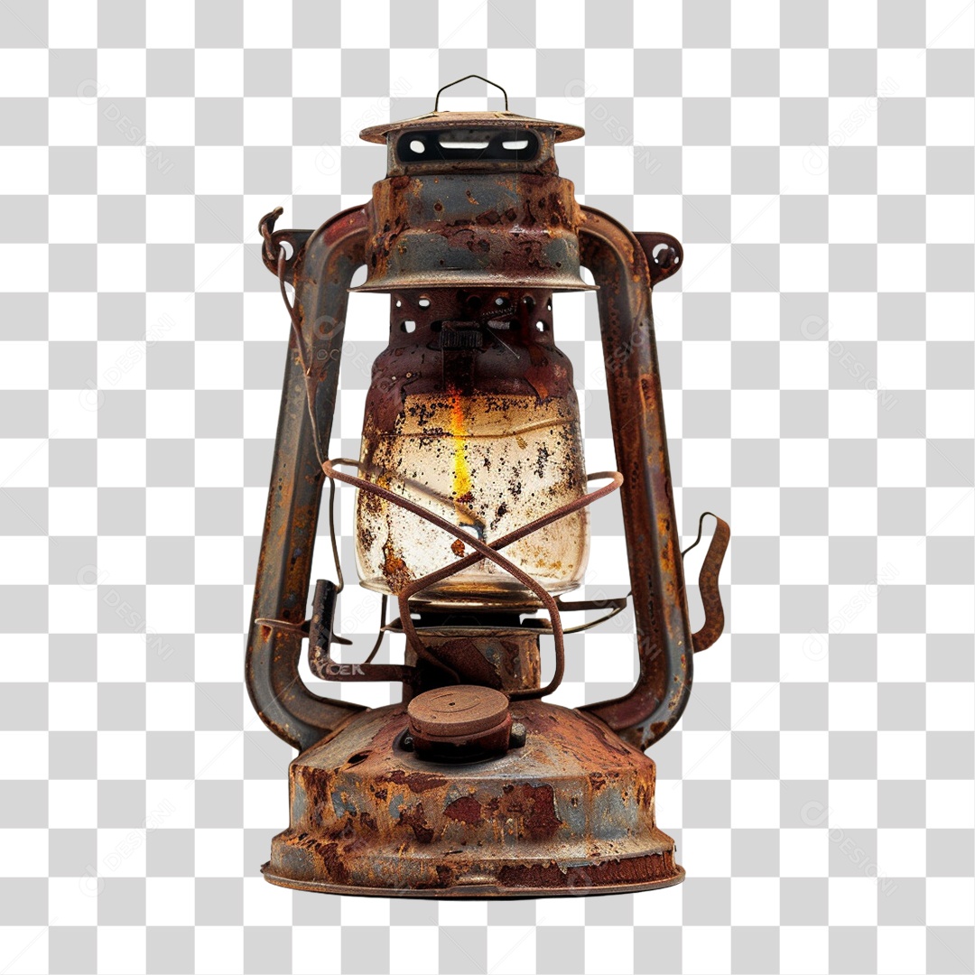 Lampião Luz Fogo PNG Transparente