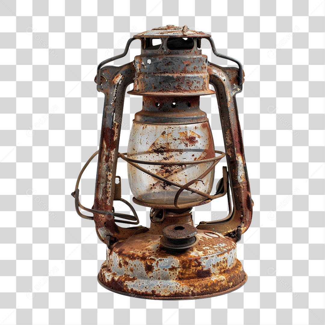 Lampião Luz Fogo PNG Transparente