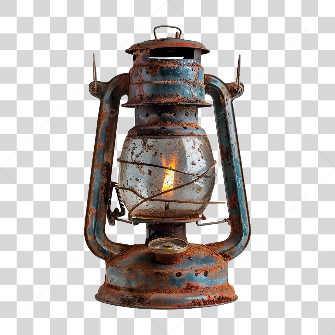 Lampião Luz Fogo PNG Transparente