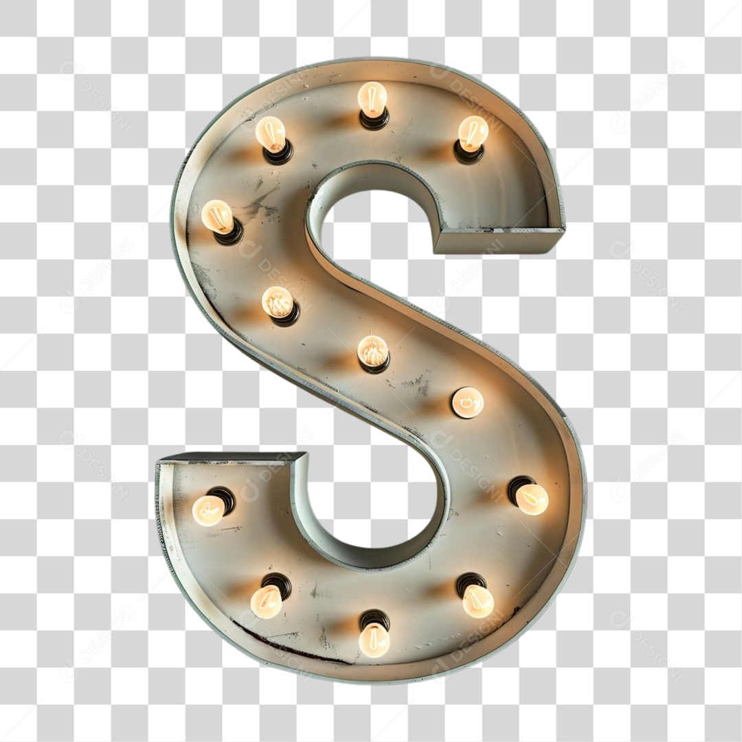 3D Element Alphabet Letter S Letters Transparent PNG